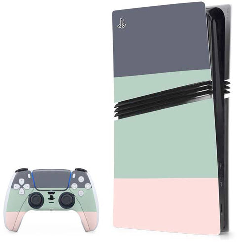 Striped Spring Colors PlayStation PS5 Skins